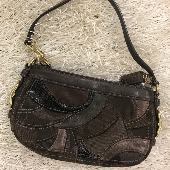 Coach Handbags - Brown patchwork coach purse